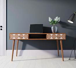 Стол рабочий "Berber" принт 17 арт BB18/Print_17