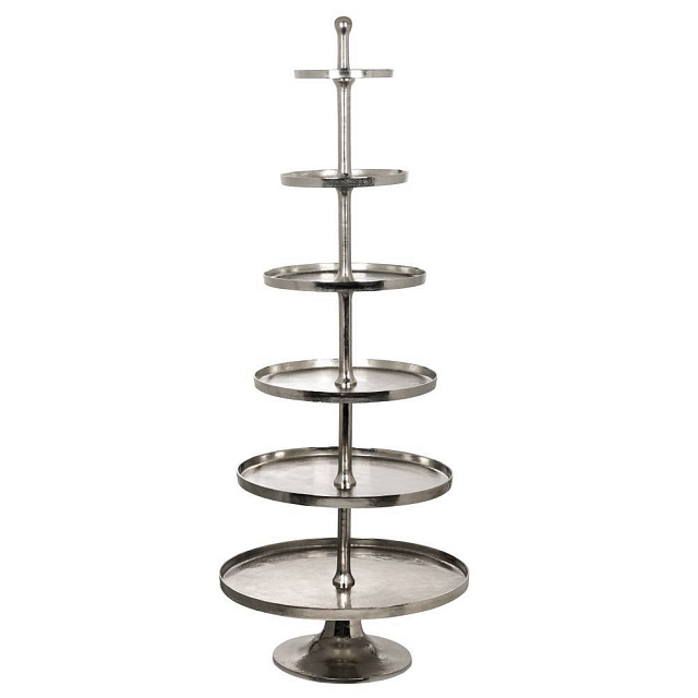 427652 Блюдо-этажерка декоративное BABIRIK H2060 алюминий, хром в Санкт-Петербурге 427652 Блюдо-этажерка декоративное BABIRIK H2060 алюминий, хром