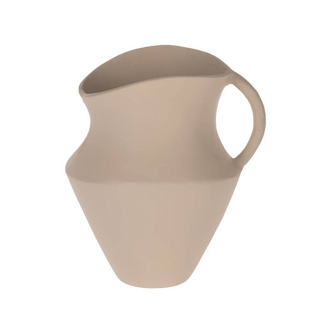 421153 Ваза декоративная CANTILAN, L195, B160, H215, алюминий, кремовый в Санкт-Петербурге 421153 Ваза декоративная CANTILAN, L195, B160, H215, алюминий, кремовый