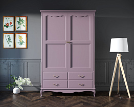 Шкаф "Leontina Lavanda" двустворчатый с ящиками арт ST9327KR2L