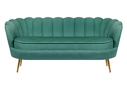 Диван ракушка для гостиниц Pearl Triple Green V2