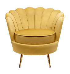 Низкое кресло ракушка Pearl Yellow в Санкт-Петербурге