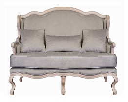 Двухместный дизайнерский диван Brody Double grey в Санкт-Петербурге