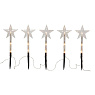 Уличная гирлянда WANDY, 5X 3X0,06W(LED), 4,5V, 25х140см, пластик, 3xАА (не в комплекте)