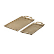 427315 Поднос ISESAKI (комп. 2шт.), L310, B310, H25 алюминий золотой №0