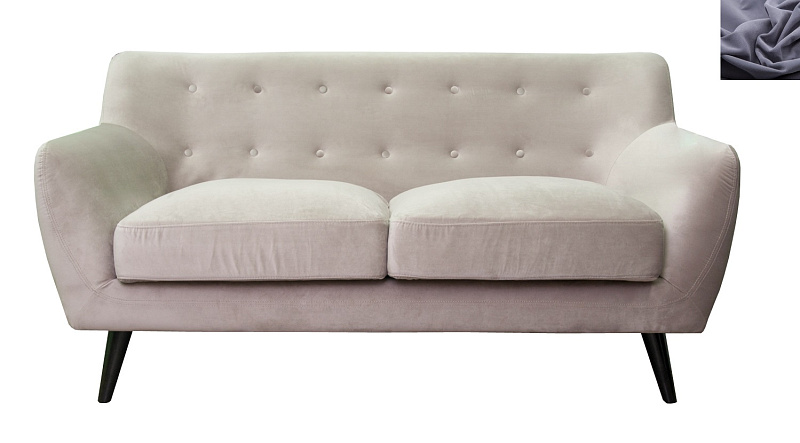 Диван с мягкими подлокотниками Albert 8 цвет синий в Санкт-Петербурге Диван с мягкими подлокотниками Albert 8 цвет синий