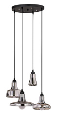 Люстра Boretto Smoke Glass Round
