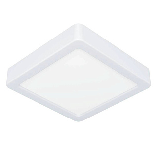 900646 Накладной светильник  FUEVA 5, 11W (LED), 3000K, IP44, L160, B160, H28, сталь, белый / пластик, белый