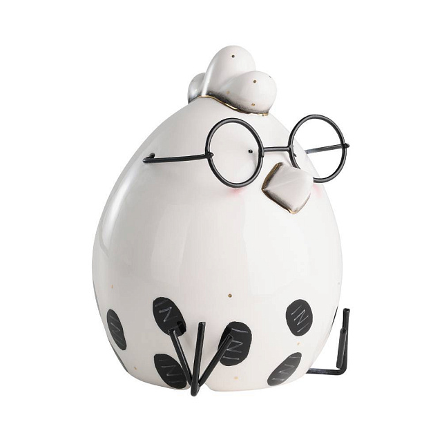 427918 Фигурка Цыпленок LANDJUT ?120, H160 керамика, белый, радужный в Санкт-Петербурге 427918 Фигурка Цыпленок LANDJUT ?120, H160 керамика, белый, радужный