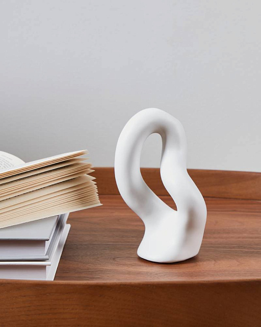 421244 Ваза декоративная AMBILOBE, L95, B70, H150, керамика, белый в Санкт-Петербурге 421244 Ваза декоративная AMBILOBE, L95, B70, H150, керамика, белый