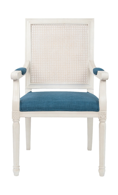 Мягкий стул с подлокотниками Wilton White в Санкт-Петербурге Мягкий стул с подлокотниками Wilton White