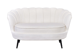 Диван ракушка Pearl Double Beige на черных ножках в Санкт-Петербурге