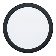 99159 Светодиодный встраиваемый светильник FUEVA 5, 17W (LED), ?216, ET26, 2100lm, 4000K, сталь, черный