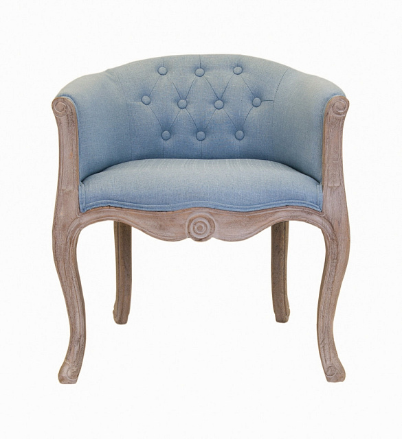 Низкое кресло ретро Kandy Light Blue