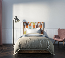 Кровать "Berber" 120х200 см принт 48 арт BB42/Print_48