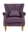 Кресло с пуфом Lab Violet №1