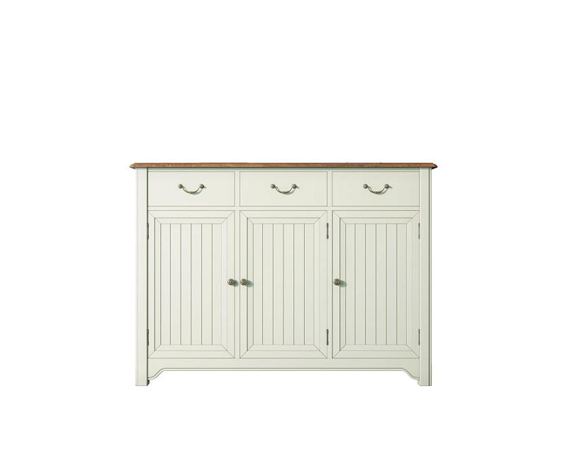 Бежевый комод Olivia 3 ящика/3 двери арт GA6005C