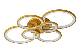 Люстра Oris 6 rings gold