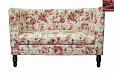 Диван современный Rose Flower красный