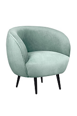 Мягкое кресло Benee Green на черных ножках