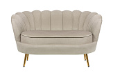 Дизайнерский двухместный диван Pearl Double Taupe №0