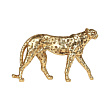 429707 Фигурка Леопард MENJANGAU, L280, B100, H170, полирезин, золото №0