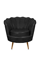 Низкое кресло ракушка Pearl Black V2 в Санкт-Петербурге