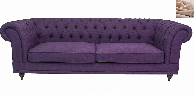 Диван мягкий арт-деко Neylan Purple бежевый в Санкт-Петербурге Диван мягкий арт-деко Neylan Purple бежевый