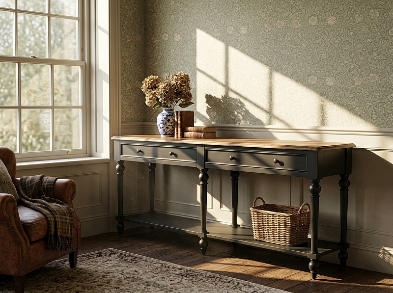 Большая консоль "Одри (Odri)" арт od2124L/9011