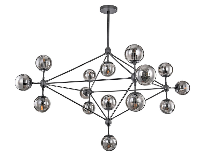 Люстра Modo 15 Smoke Glass в Санкт-Петербурге Люстра Modo 15 Smoke Glass