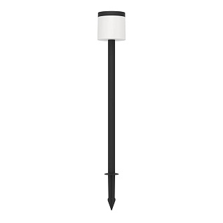 901078 Ландшафтный светильник на солнечной батарее с датчиком движения PANTETE, 7,5W (LED), 3000K, 1000lm, IP65, H1150, пластик, чёрный/пластик, белый