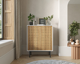 Комод высокий с дверками KOTO арт KT14