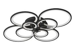 Люстра Oris 8 rings black