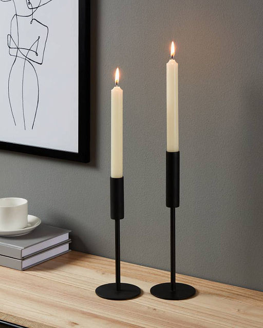 422005 Подсвечник JELLICOE, B260, ?85, сталь, черный в Санкт-Петербурге 422005 Подсвечник JELLICOE, B260, ?85, сталь, черный