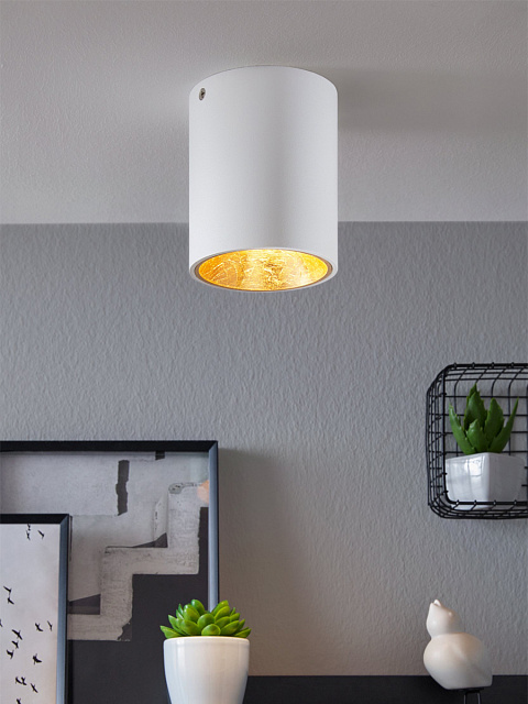 94503 Светодиодный потолочный светильник POLASSO, 1х3,3W (LED), ?100, белый, золотой в Санкт-Петербурге 94503 Светодиодный потолочный светильник POLASSO, 1х3,3W (LED), ?100, белый, золотой