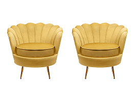 Комплект кресел ракушка Pearl Yellow