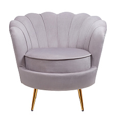 Низкое кресло ракушка Pearl Grey в Санкт-Петербурге
