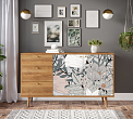 Комод "Berber" с двумя дверками и ящиками 50 принт арт BB05/Print_49 №0
