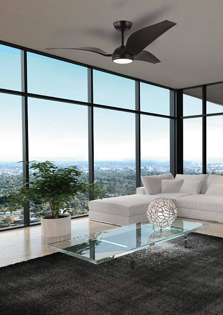 35004 Потолочный вентилятор со светильником MOSTEIROS, ?1420, черный в Санкт-Петербурге 35004 Потолочный вентилятор со светильником MOSTEIROS, ?1420, черный