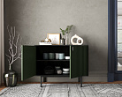 Комод с двумя дверками "Emerson" арт EM02/green/L №1