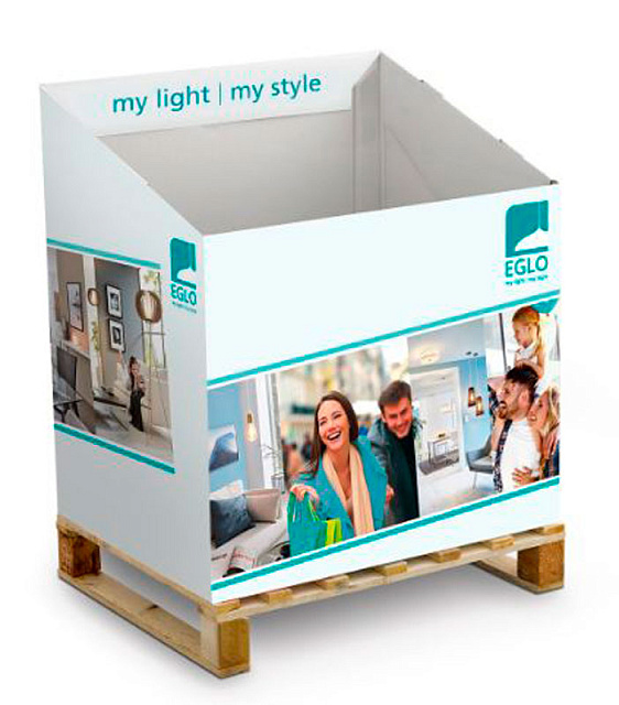 SB2819 Промо-короб из картона 'EGLO MY LIGHT MY STYLE' в Санкт-Петербурге SB2819 Промо-короб из картона 'EGLO MY LIGHT MY STYLE'