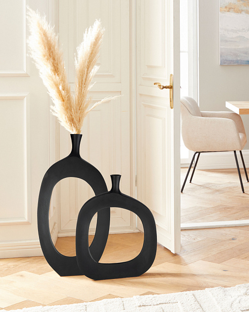 421314 Ваза декоративная ANKAREFO, L430, B60, H575, алюминий, черный в Санкт-Петербурге 421314 Ваза декоративная ANKAREFO, L430, B60, H575, алюминий, черный