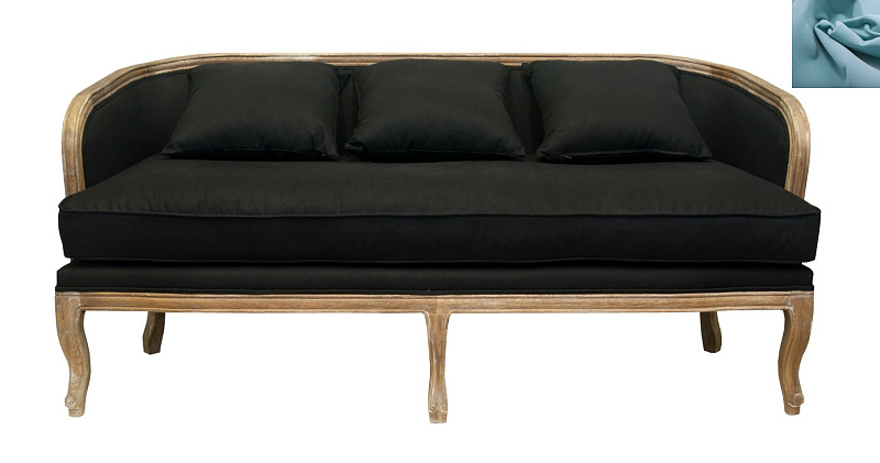 Диван ретро Nora голубой в Санкт-Петербурге Диван ретро Nora голубой