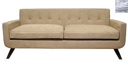 Диван скандинавский на ножках Uter серый