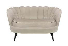 Дизайнерский диван Pearl Double Taupe на черных ножках в Санкт-Петербурге