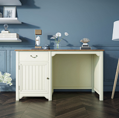 Бежевый рабочий стол с дверкой "Olivia" арт GB3001C