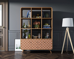 Стеллаж "Ellipse" принт 3 арт EL13/print_3