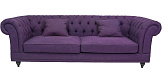 Диван мягкий арт-деко Neylan Purple красный №1