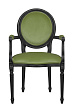 Мягкий стул с подлокотниками Delo Kora Arm Green №0