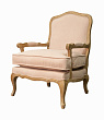 Мягкое полукресло с подлокотниками Nitro Beige Velvet №1
